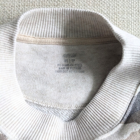 Aerie oversized camo crewneck sweatshirt XS extra small - Picture 4 of 4